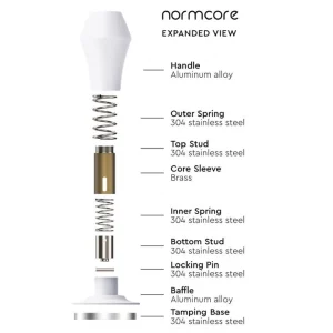 Normcore 53.3mm Tamper, White