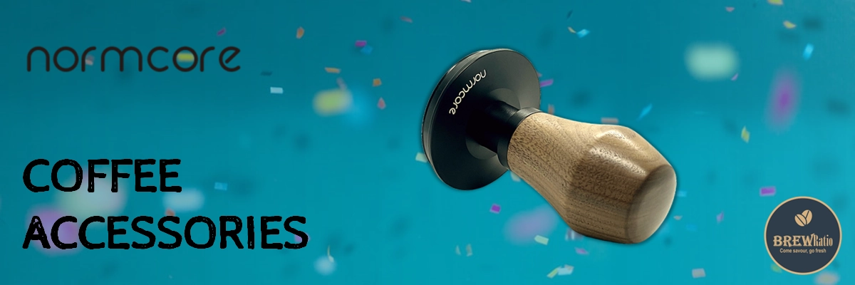 Normcore 53.3mm V4.1 Spring Loaded Tamper, Walnut product banner
