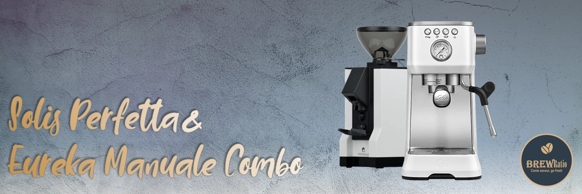 Solis Perfetta & Eureka Manuale Combo, White product banner