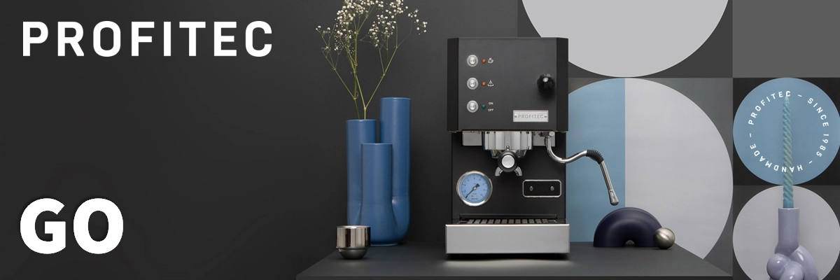 Profitec Go, Matt Black product banner