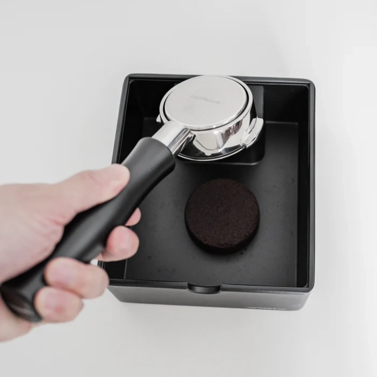 Normcore Compact Espresso Knock Box, Black