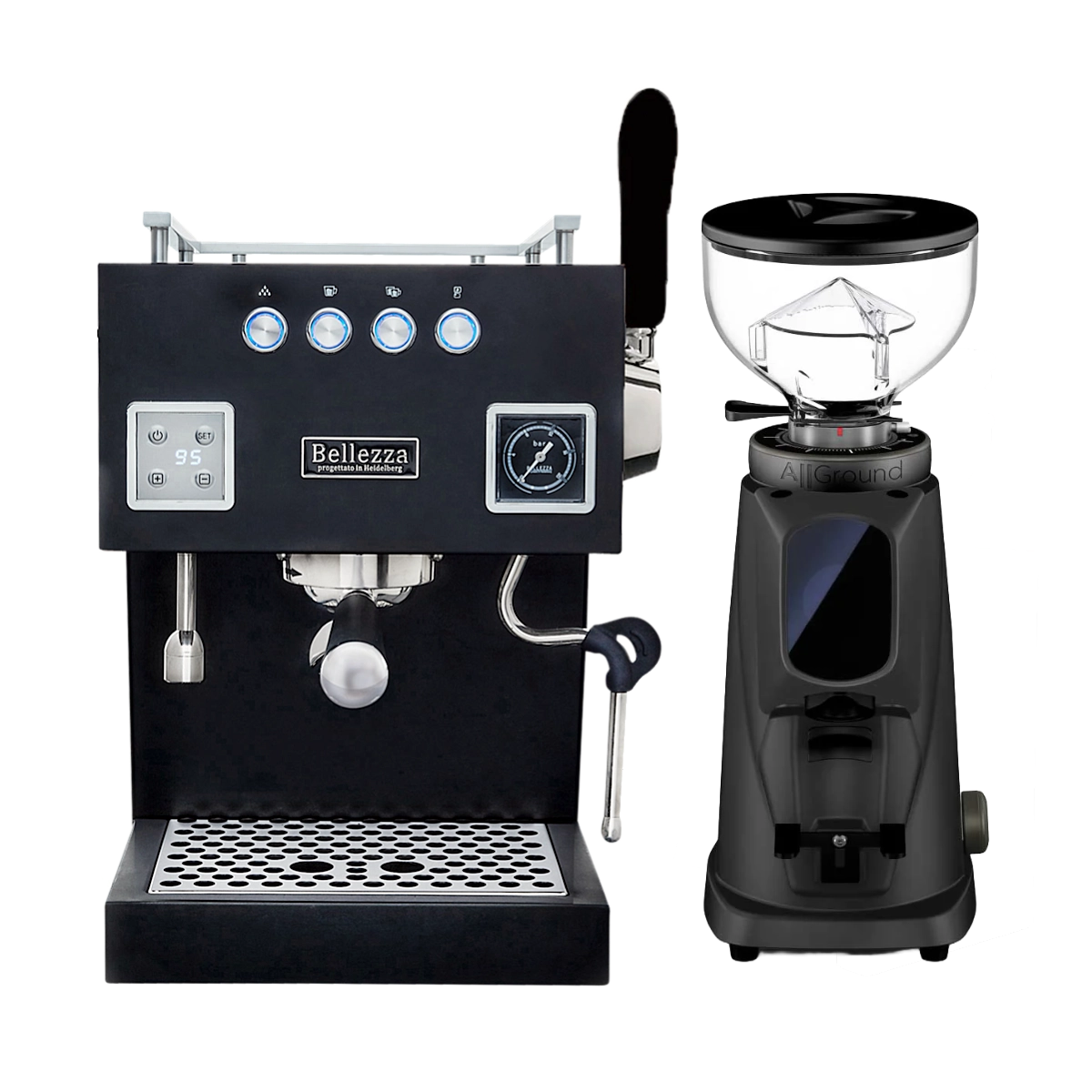 Bellezza Bellona & Fiorenzato Allground Combo, Black