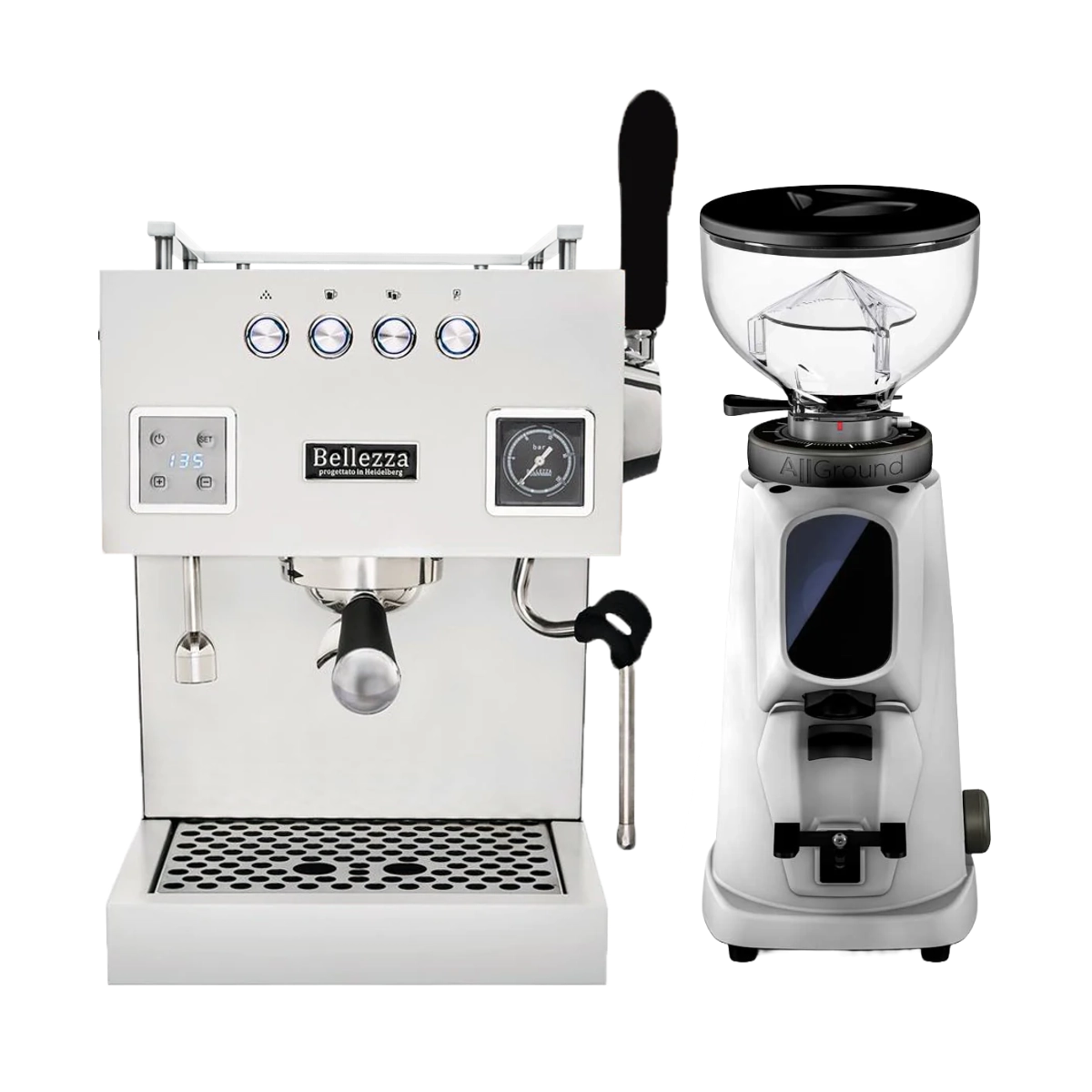 Bellezza Bellona & Fiorenzato Allground Combo, White