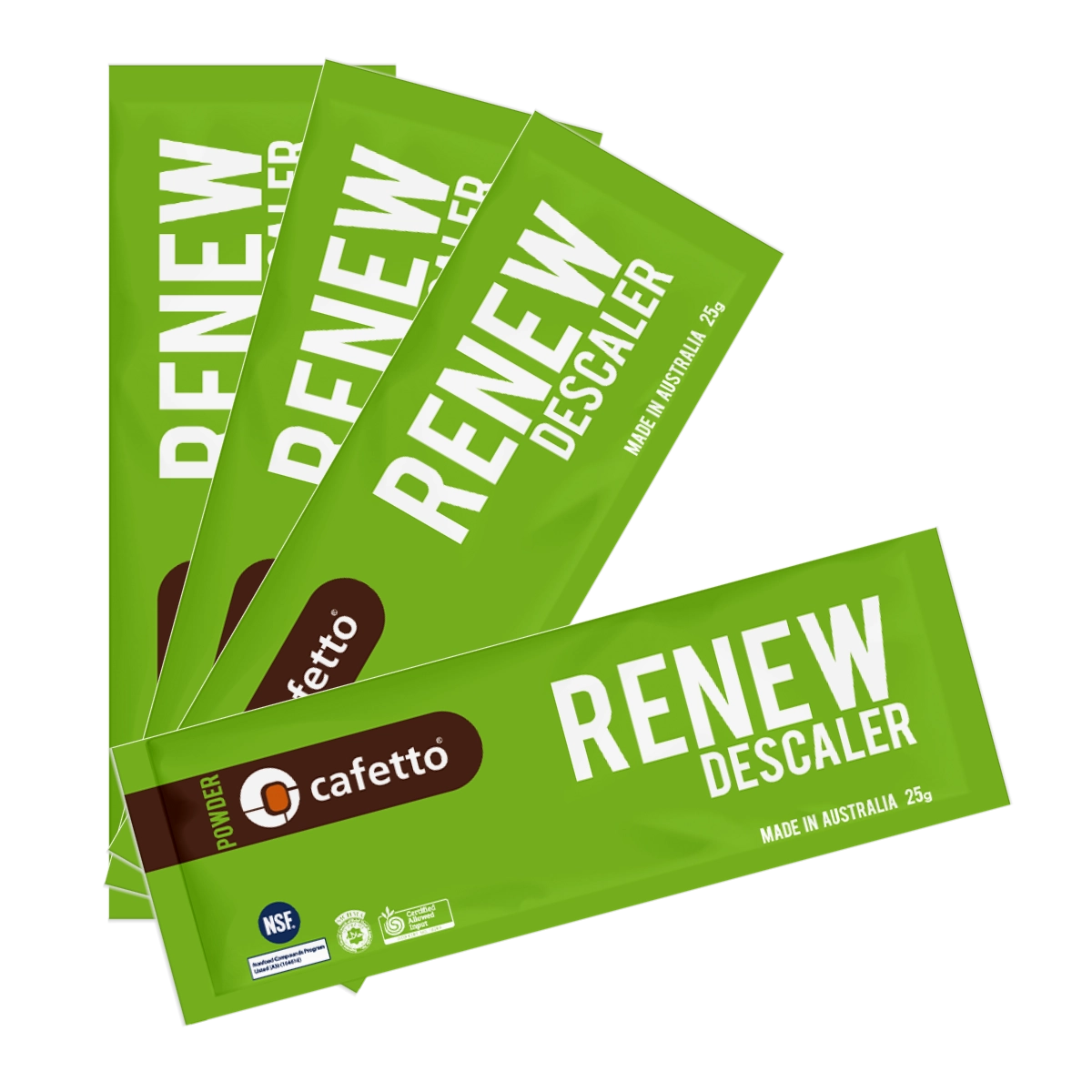 Cafetto Renew Descaler 25g x 4 Sachets