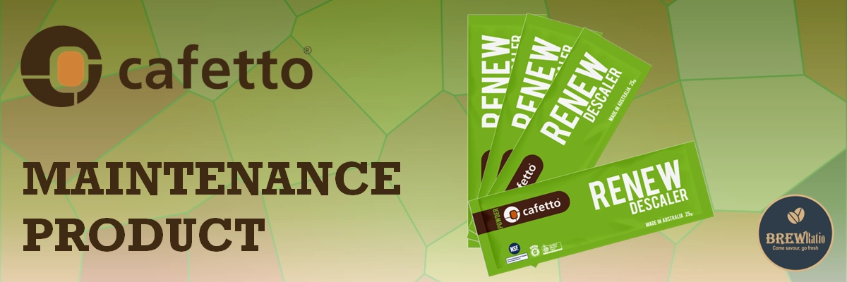 Cafetto Renew Descaler 25g x 4 Sachets product banner