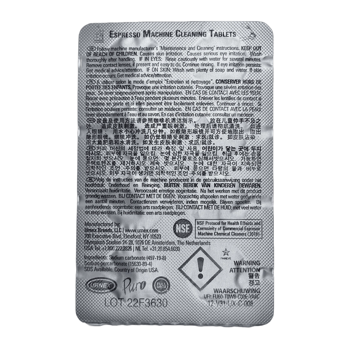 Urnex Cafiza Cleaning Tablet 2g