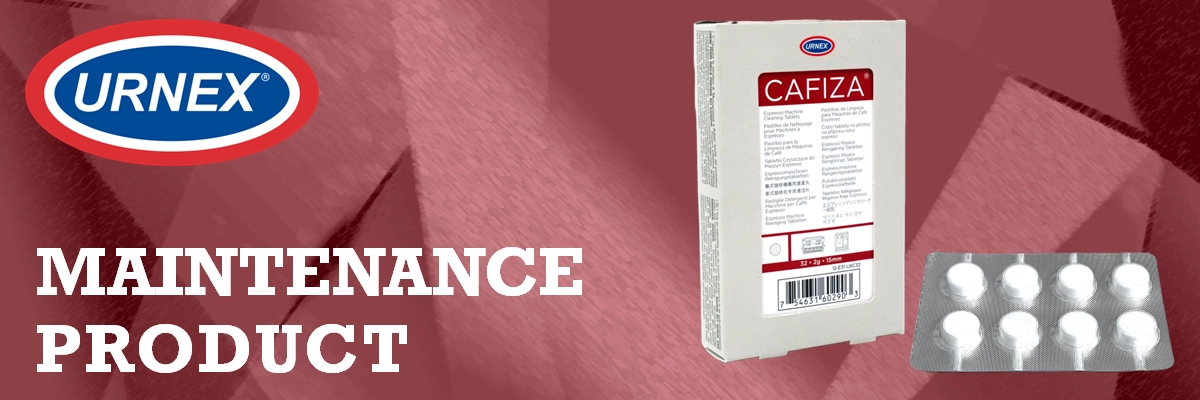 Urnex Cafiza Cleaning Tablet 2g, 8pcs x 4 Blister Packs product banner