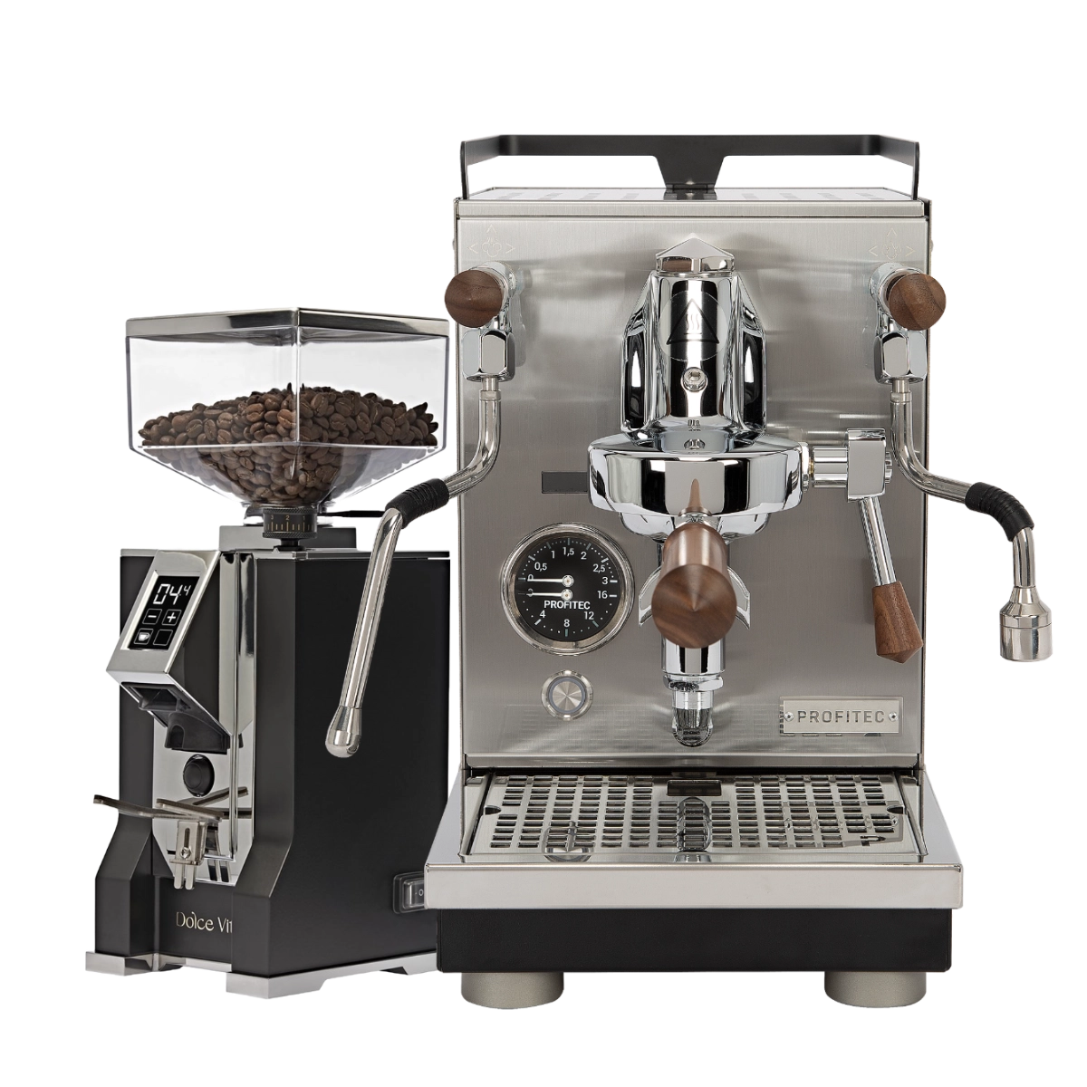 Profitec Jump & Eureka Matt Black Dolce Vita Combo