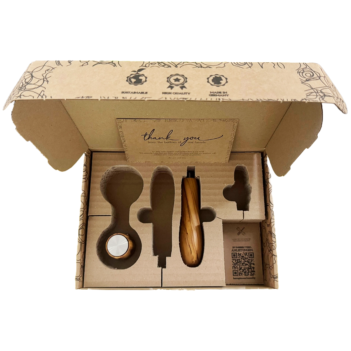 Brewspire Finishing Set for Profitec Go - Premium Olive