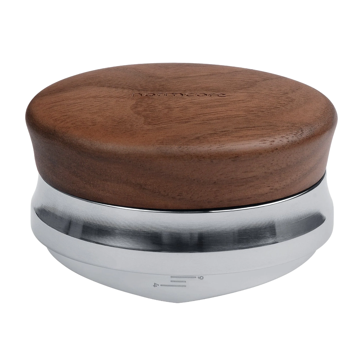 Normcore Walnut Palm Tamper with Distributor Kit, 58mm