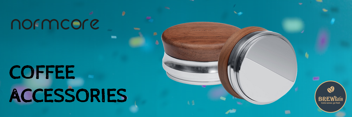 Normcore Walnut Palm Tamper with Distributor Kit, 58mm product banner
