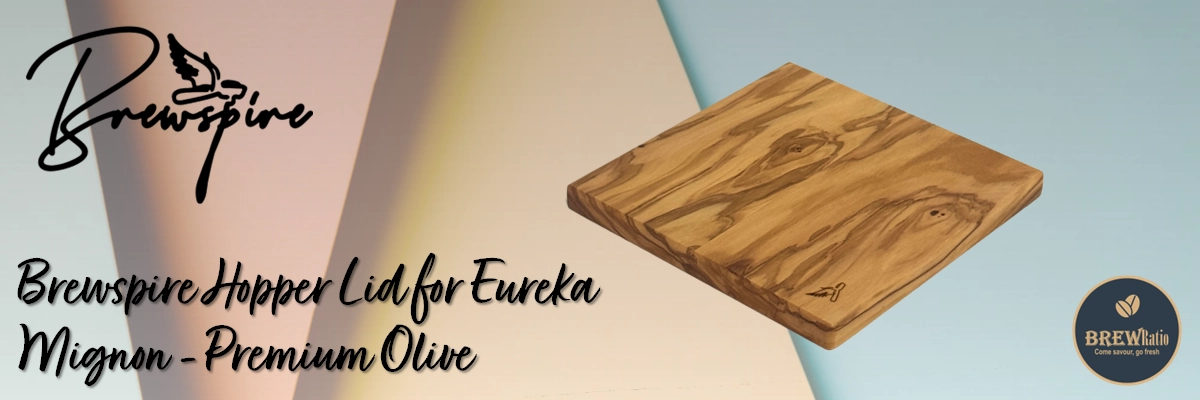 Brewspire Hopper Lid for Eureka Mignon – Premium Olive product banner