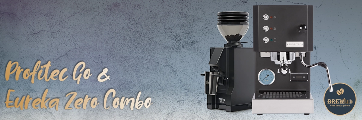 Profitec Go & Eureka Zero Combo, Matt Black product banner