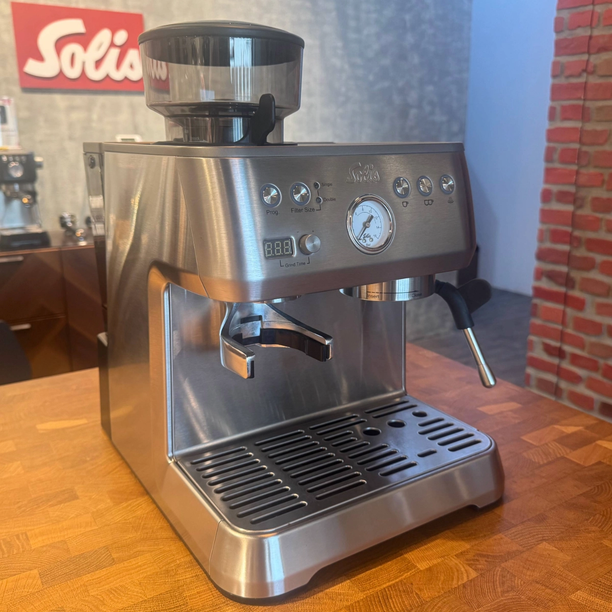 Solis Grind & Infuse Perfetta, Brushed Stainless Steel, 980.61