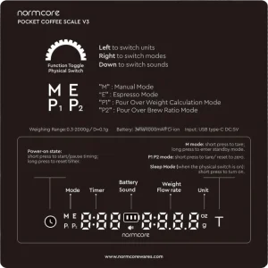 Normcore Pocket Coffee Scale v3