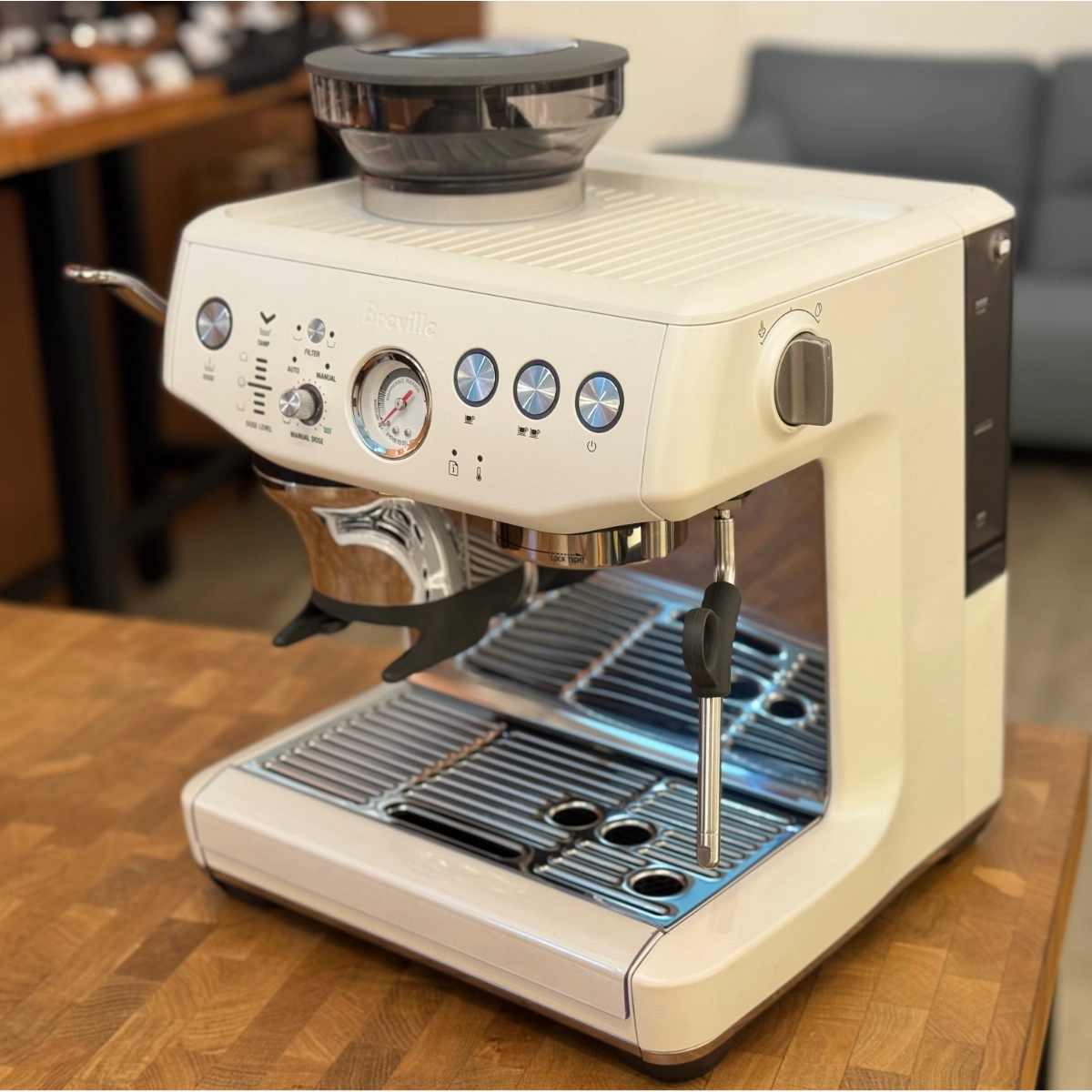 Breville Barista Express Impress, Sea Salt, BES876SST